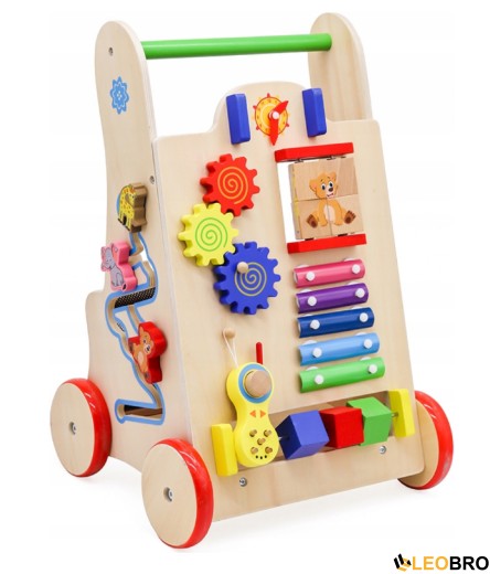 Ігровий розвиваючий бізіборд на колесах FUNFIT KIDS (3888) - 1