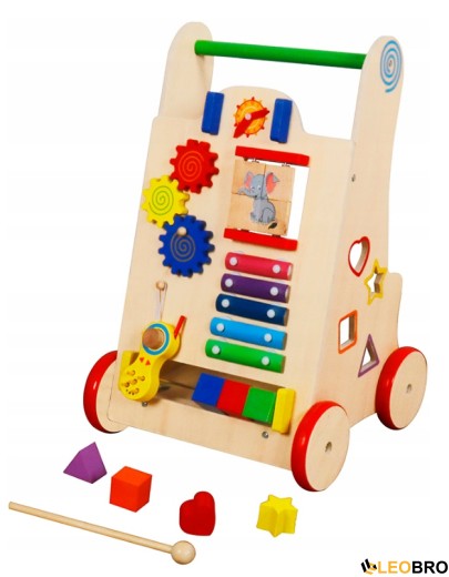 Ігровий розвиваючий бізіборд на колесах FUNFIT KIDS (3888) - 3