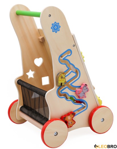 Ігровий розвиваючий бізіборд на колесах FUNFIT KIDS (3888) - 4