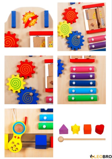 Ігровий розвиваючий бізіборд на колесах FUNFIT KIDS (3888) - 5