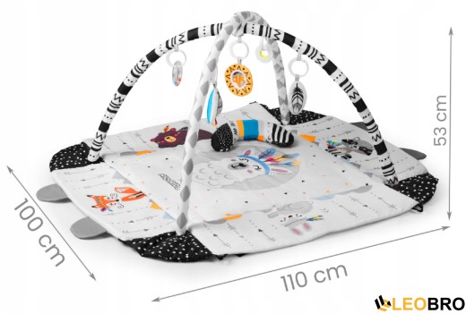 Килимок для розвитку Boho Ricokids 110 х 100 см (7318) - 4