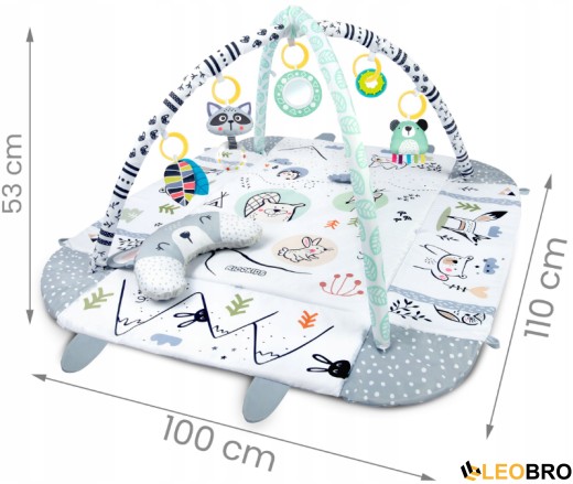 Развивающий коврик Krolik Ricokids 110 х 100 см (7350) - 5
