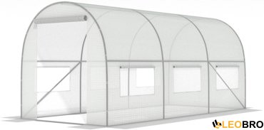 Садова теплиця з вікнами FunFit Garden 10m2 = 400*250*200 (1560) - 6