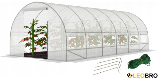 Садова теплиця з вікнами FunFit Garden 18m2 = 600*300*200 (1463) - 1