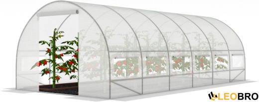Садова теплиця з вікнами FunFit Garden 18m2 = 600*300*200 (1463) - 3