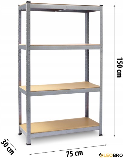 Стелаж Plonos 150 х 75 х 30 см (PL-700) - 4