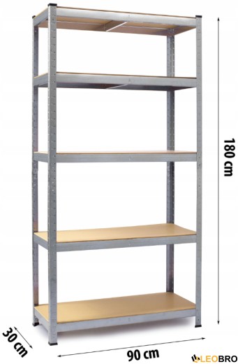 Стеллаж Humberg 180 x 90 x 30 cм (HR-843) - 2