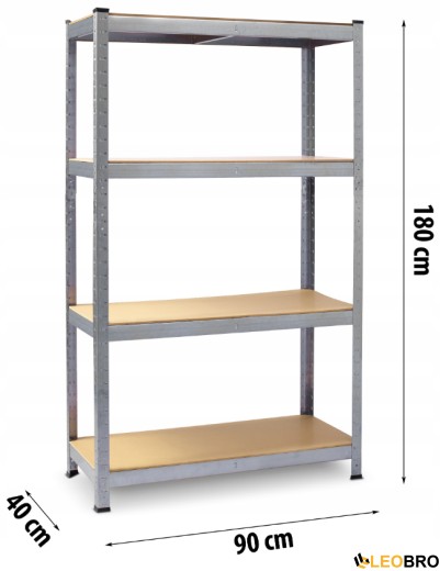 Стелаж Plonos 180 х 90 х 40 см (PL-702) - 6