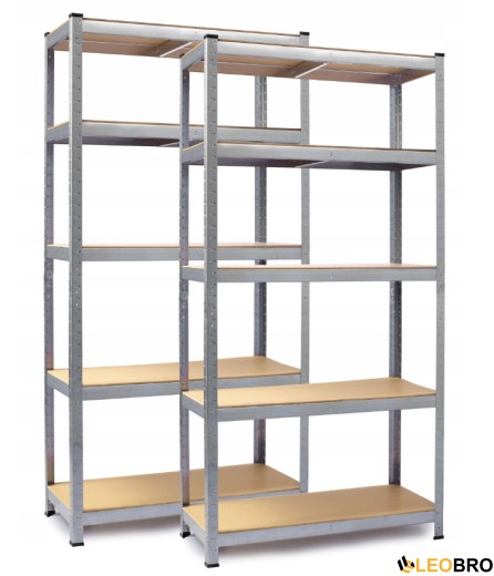 Набор из двух стеллажей Humberg 180 х 90 х 40 см (HR-812-2) - 5