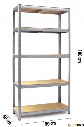 Набор из двух стеллажей Humberg 180 х 90 х 40 см (HR-812-2) - 8