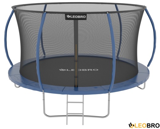 Батут с внутренней защитной сеткой 312 см LEOBRO Premium Pro 10FT BLUE - 7