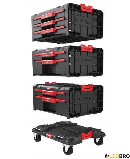 Набір ящиків для інструментів Qbrick System PRO Drawer Workshop Set 1 (5901238258117) - 4