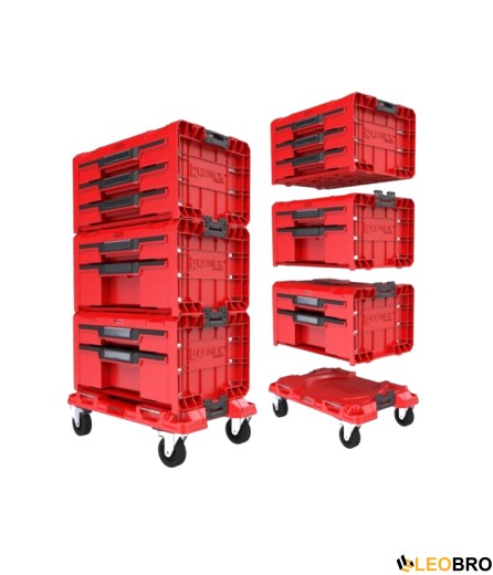 Набір інструментів для ящиків Qbrick System PRO Drawer Workshop Set 3 2.0 RED (5901238258353) - 1