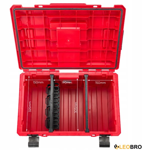 Ящик для инструментов Qbrick System ONE Ultra HD RED 350 2.0 VARIO (5901238256670) - 5
