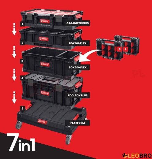 Набор ящиков для инструментов Qbrick System PROMO SET II 7в1 (5901238252603) - 4