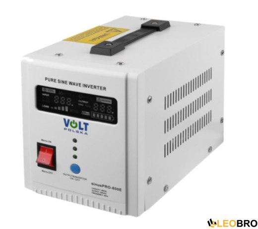 Гібридний ДБЖ/інвертор Volt Polska SINUS PRO 800 E 12/230V 500/800W (3SP080012E) - 1