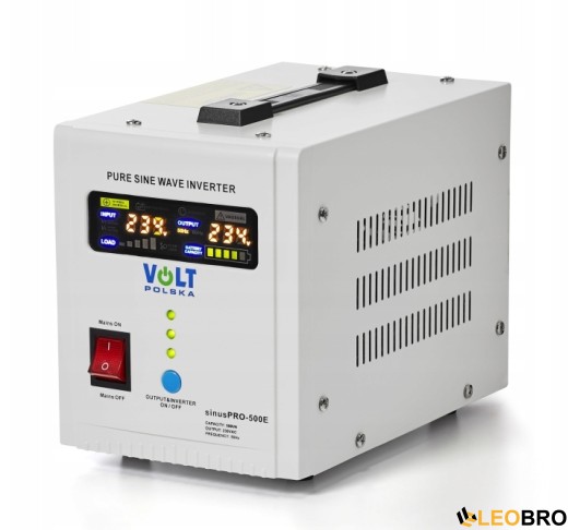 Гібридний ДБЖ/інвертор Volt Polska SINUS PRO 500 E 12/230V 350/500W (3SP050012E) - 1