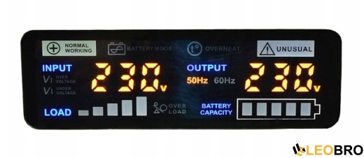 Гібридний ДБЖ/інвертор Volt Polska SINUS PRO 500 E 12/230V 350/500W (3SP050012E) - 4