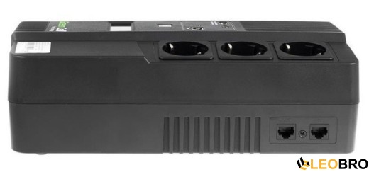 ДБЖ/Безперебійник Green Cell AiO 600VA/360W (UPS06) - 4