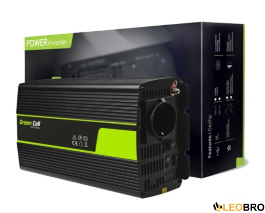 Автомобільний інвертор Green Cell 24V на 230V 1500W/3000W (INV19) Чистий синус - 1