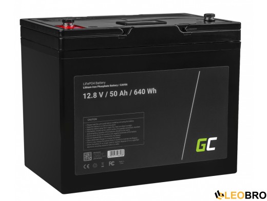 Акумулятор 50Ah 12.8V LiFePO4 Green Cell (CAV06) - 1