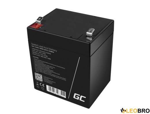 AGM Акумулятор Green Cell VRLA 4.5Ah 12V (AGM44) - 2