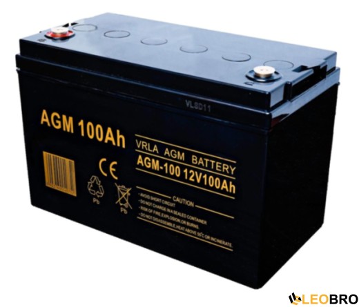 AGM Акумулятор 100Ah 12V VOLT VRLA (6AKUXAG100) - 2