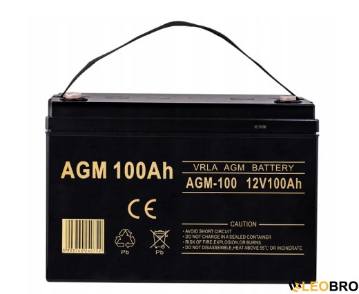 AGM Акумулятор 100Ah 12V VOLT VRLA (6AKUXAG100) - 3