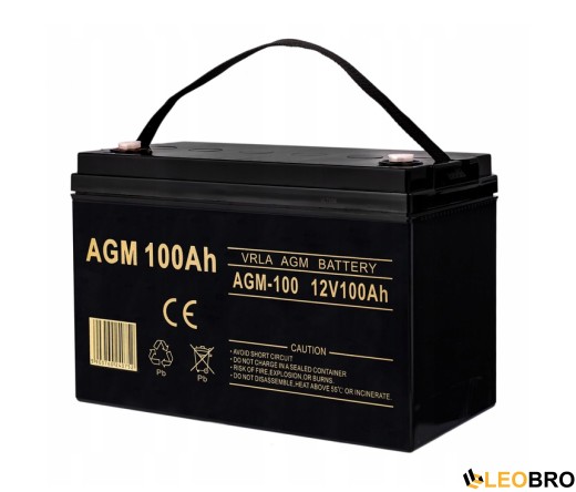 AGM Акумулятор 100Ah 12V VOLT VRLA (6AKUXAG100) - 4