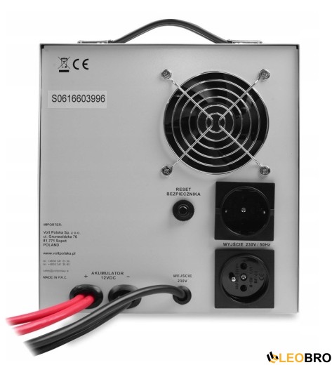 Гібридний ДБЖ/інвертор Volt Polska SINUS PRO 2000 E 12/230V 1250/2000W (3SP092012E) - 3