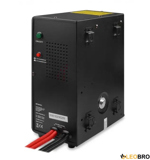 Гібридний ДБЖ/інвертор Volt Polska SINUS PRO 1000 W 12/230V 700/1000W (3SP100012W) - 3