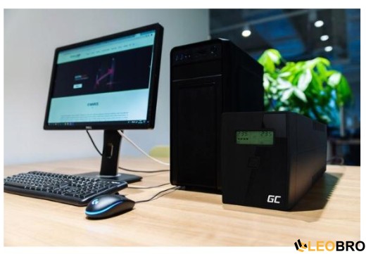 ДБЖ/Безперебійник Green Cell UPS 1500VA/900W (UPS04) - 5