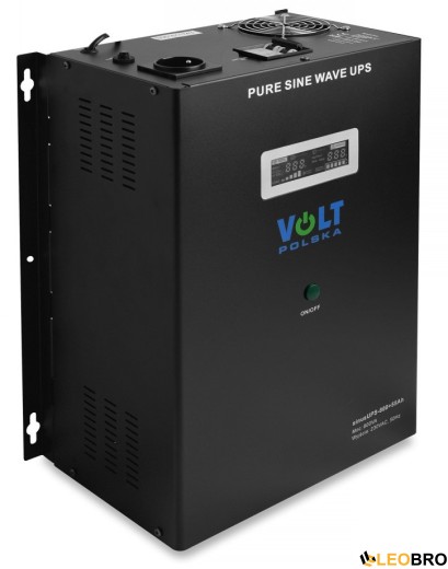 ДБЖ/Безперебійник VOLT SINUS UPS 800 500/800W + AKU 55Ah (3SR800WA55) - 1