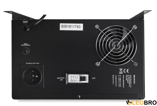 ДБЖ/Безперебійник VOLT SINUS UPS 800 500/800W + AKU 55Ah (3SR800WA55) - 6