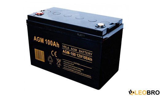 Гібридний ДБЖ/інвертор Volt Polska SINUS PRO 1000E + Акумулятор AGM Volt 12V 100Ah - 3