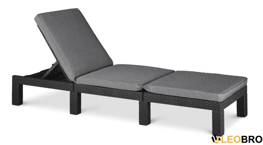 Шезлонг Keter DAYTONA DELUXE (Графіт) (3179) - 1