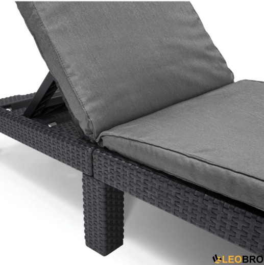 Шезлонг Keter DAYTONA DELUXE (Графіт) (3179) - 4