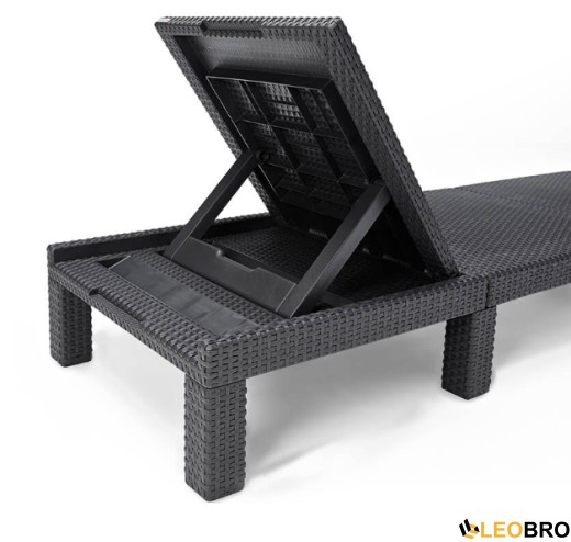 Шезлонг Keter DAYTONA DELUXE (Графіт) (3179) - 6