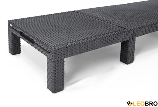 Шезлонг Keter DAYTONA DELUXE (Графіт) (3179) - 9