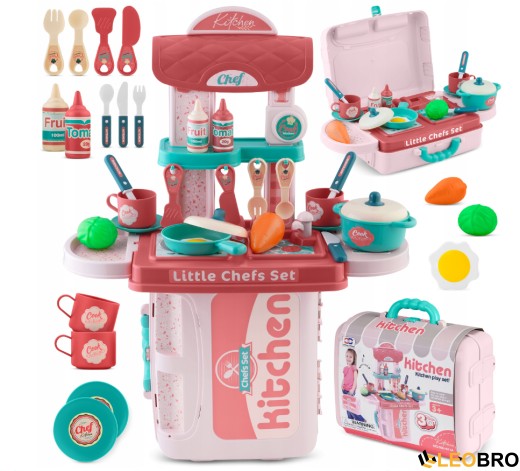 Ігрова дитяча кухня Ricokids Рожева (772900) - 1