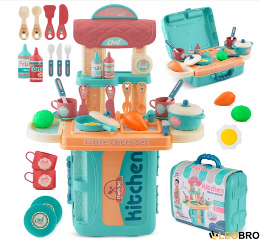 Ігрова дитяча кухня Ricokids Бірюзова (772901) - 1