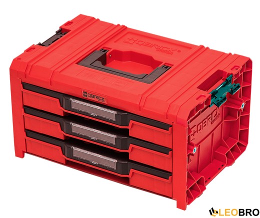 Ящик для інструментів Qbrick System PRO Drawer 3 Toolbox 2.0 Expert RED (5901238257509) - 1