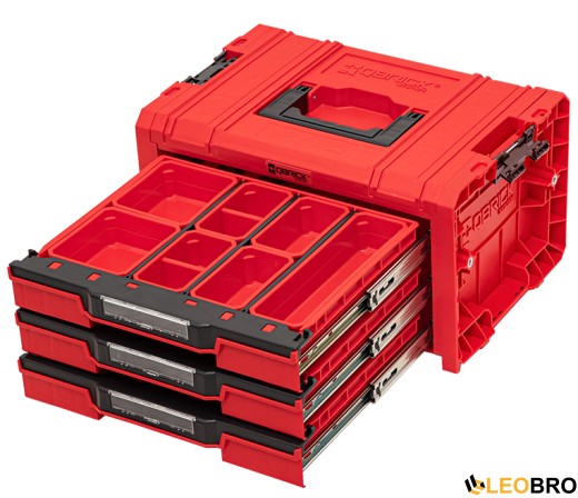 Ящик для інструментів Qbrick System PRO Drawer 3 Toolbox 2.0 Expert RED (5901238257509) - 5