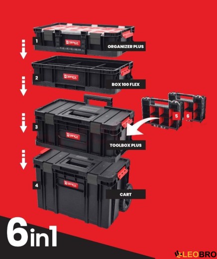 Набір ящиків для інструментів Qbrick System PROMO SET I 6в1 (5901238252597) - 4