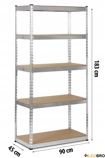 Універсальний стелаж Humberg 183 x 90 x 45 см HR-700 (570000) - 2