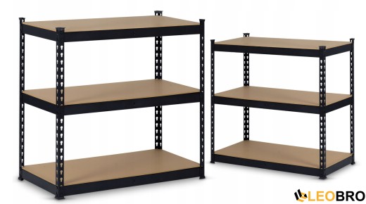 Стелаж Humberg 183 x 90 x 45 см HR-700 Black (570001) - 6