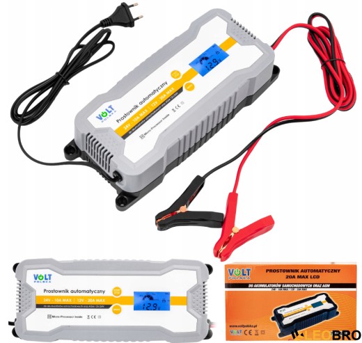 Зарядний пристрій Volt Polska 6PRO122420 з LCD (6PRO122420) - 2