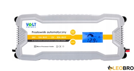 Зарядний пристрій Volt Polska 6PRO122430 з LCD (6PRO122430) - 4