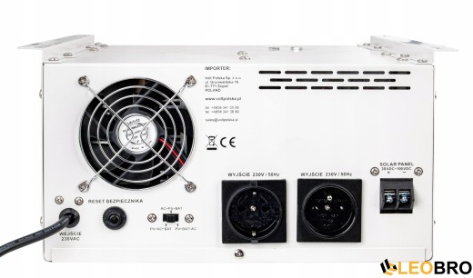 Гібридний ДБЖ/інвертор Volt Polska SINUS PRO 2000 S 24/230V 1400/2000W + 40A MPPT 100V (3SPS200024) - 4
