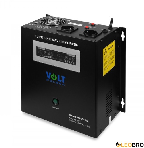 Гібридний ДБЖ/інвертор Volt Polska SINUS PRO 2500 W 24/230V 1800/2500W (3SP250024W) - 1